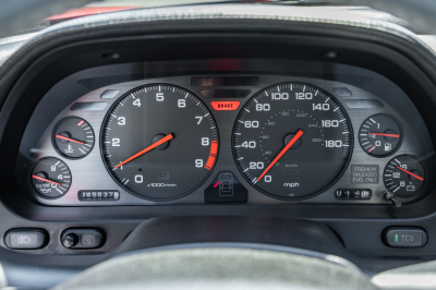 1991 Acura NSX in Formula Red over Black