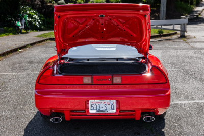 1991 Acura NSX in Formula Red over Black
