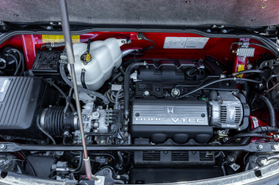 1991 Acura NSX in Formula Red over Black