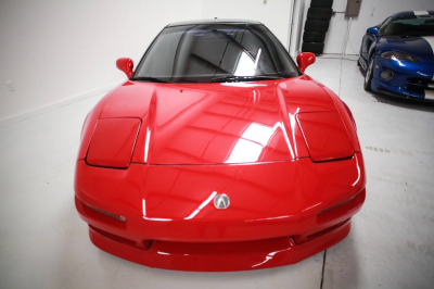 1991 Acura NSX in Formula Red over Black
