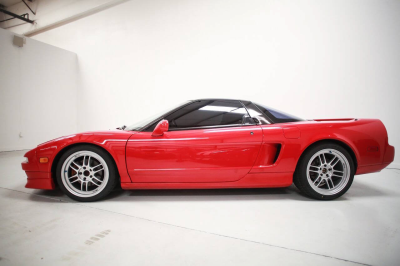 1991 Acura NSX in Formula Red over Black