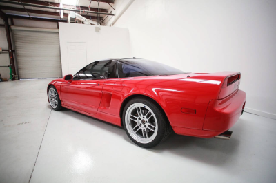 1991 Acura NSX in Formula Red over Black