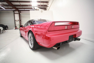 1991 Acura NSX in Formula Red over Black