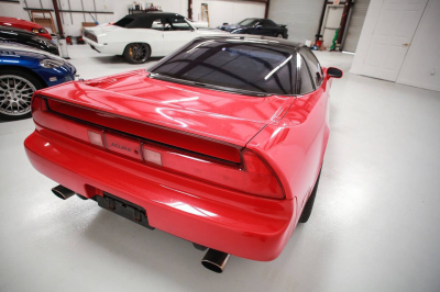 1991 Acura NSX in Formula Red over Black