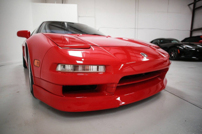 1991 Acura NSX in Formula Red over Black