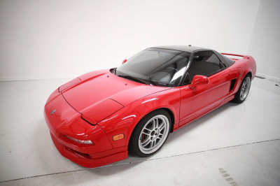 1991 Acura NSX in Formula Red over Black