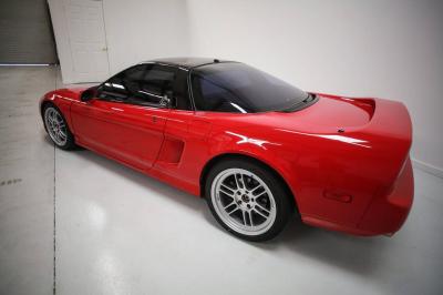 1991 Acura NSX in Formula Red over Black