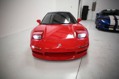 1991 Acura NSX in Formula Red over Black