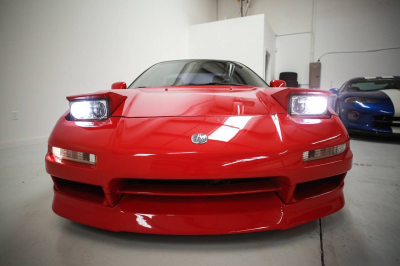 1991 Acura NSX in Formula Red over Black