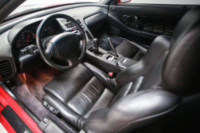 1991 Acura NSX in Formula Red over Black