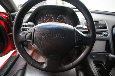 1991 Acura NSX in Formula Red over Black