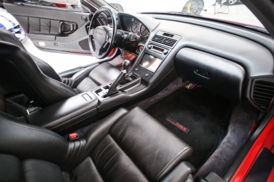 1991 Acura NSX in Formula Red over Black
