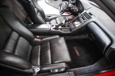 1991 Acura NSX in Formula Red over Black
