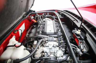 1991 Acura NSX in Formula Red over Black