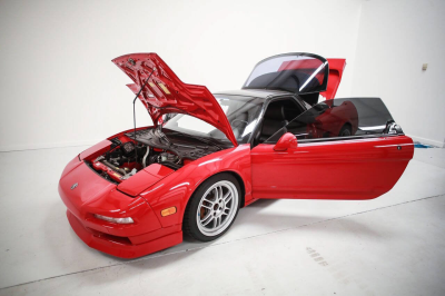 1991 Acura NSX in Formula Red over Black