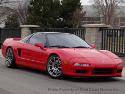 1991 Acura NSX in Formula Red over Black