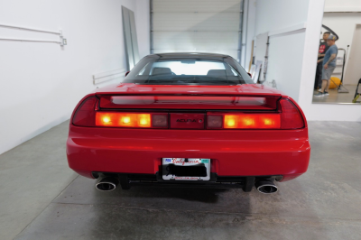 1991 Acura NSX in Formula Red over Black