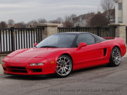 1991 Acura NSX in Formula Red over Black