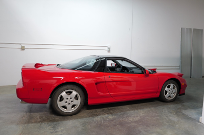 1991 Acura NSX in Formula Red over Black