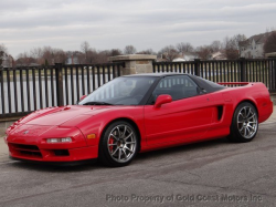 1991 Acura NSX in Formula Red over Black