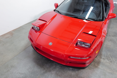 1991 Acura NSX in Formula Red over Black