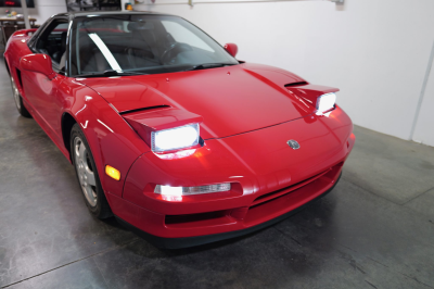 1991 Acura NSX in Formula Red over Black