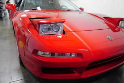 1991 Acura NSX in Formula Red over Black