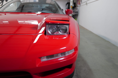 1991 Acura NSX in Formula Red over Black