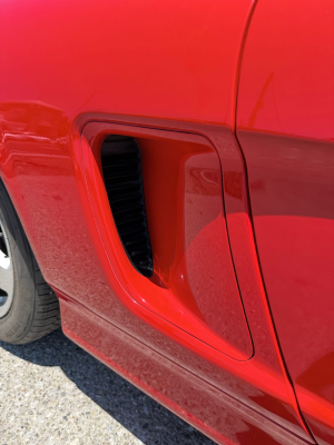 1991 Acura NSX in Formula Red over Black