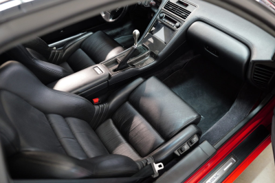 1991 Acura NSX in Formula Red over Black