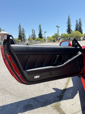 1991 Acura NSX in Formula Red over Black