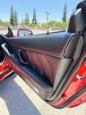 1991 Acura NSX in Formula Red over Black