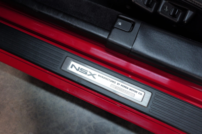 1991 Acura NSX in Formula Red over Black