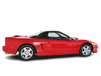 1991 Acura NSX in Formula Red over Black