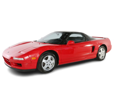 1991 Acura NSX in Formula Red over Black