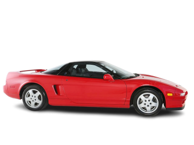 1991 Acura NSX in Formula Red over Black