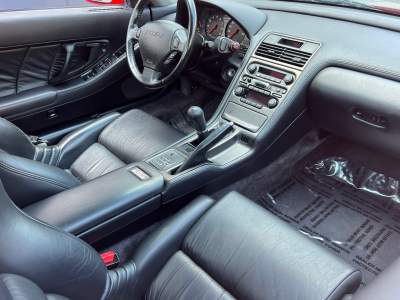 1991 Acura NSX in Formula Red over Black