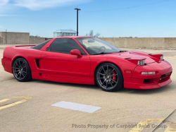 1991 Acura NSX in Formula Red over Black