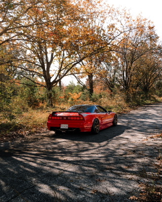 1991 Acura NSX in Formula Red over Black