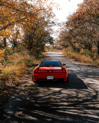 1991 Acura NSX in Formula Red over Black