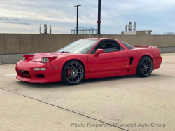 1991 Acura NSX in Formula Red over Black