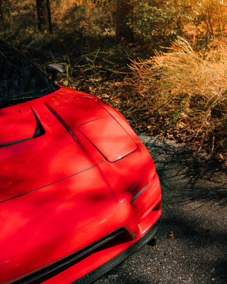 1991 Acura NSX in Formula Red over Black