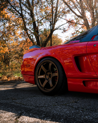 1991 Acura NSX in Formula Red over Black