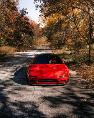 1991 Acura NSX in Formula Red over Black