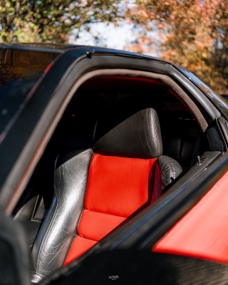 1991 Acura NSX in Formula Red over Black