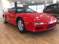 1991 Acura NSX in Formula Red over Black