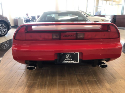 1991 Acura NSX in Formula Red over Black
