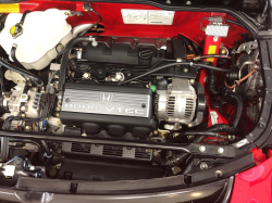 1991 Acura NSX in Formula Red over Black