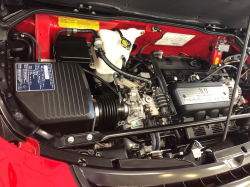 1991 Acura NSX in Formula Red over Black