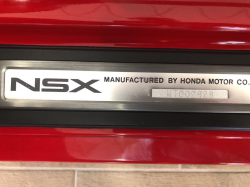 1991 Acura NSX in Formula Red over Black